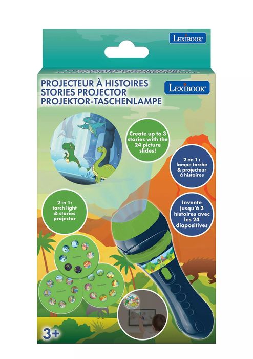 Latarka z projektorem Dinosaur Lexibook LTC050DINO. Lexibook. Nowy Produkt