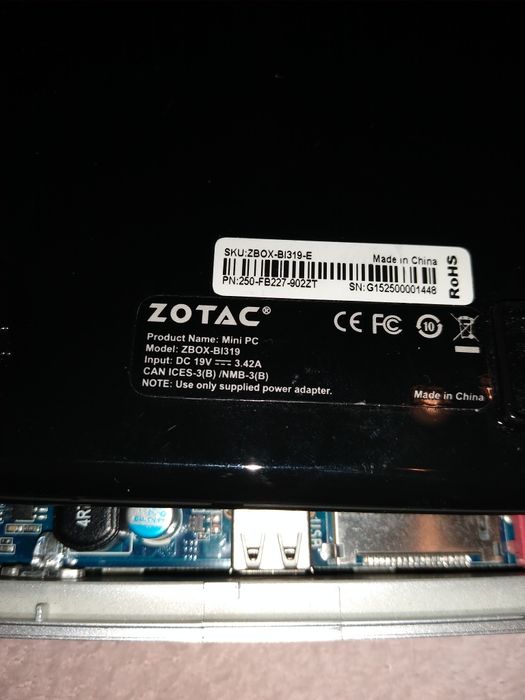 Mini PC - ZOTAC Zbox - 2 szt. uszkodzone