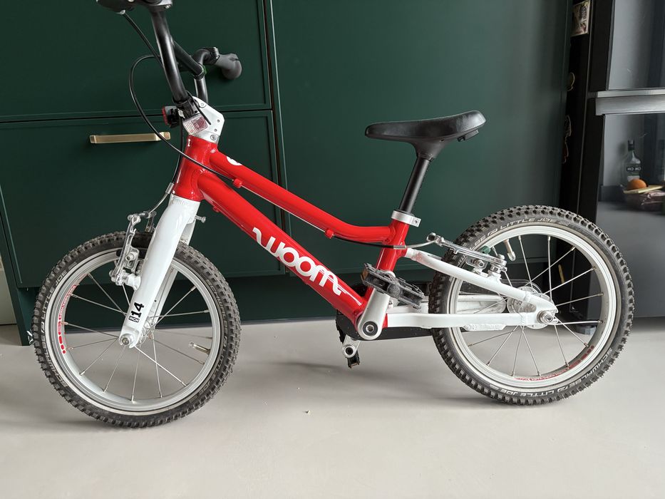 Rower woom 2 w czerwonym kolorze