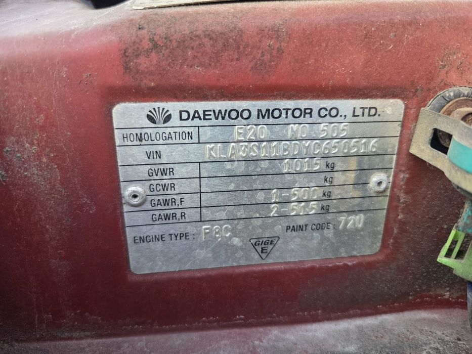 Daewoo Tico 0.8 rok 2000