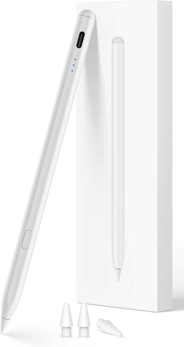 Stylus Pencil z ładowaniem USB-C — kompatybilny z iPadami (2018–2025)