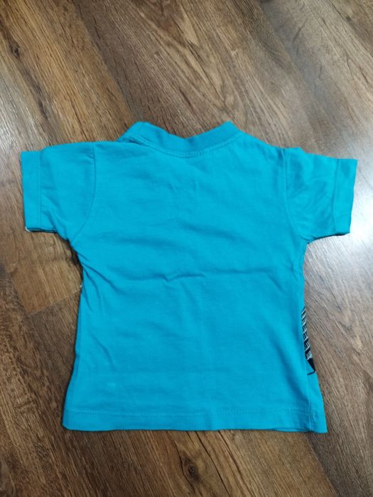 Koszulka, bluzka dla chłopca R.74 auto zieleń