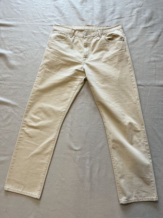 Spodnie Levi’s W38 L32  straight fit meskie bezowe