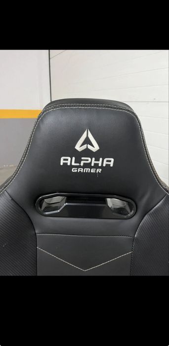 Cadeira Alpha Gamer preta