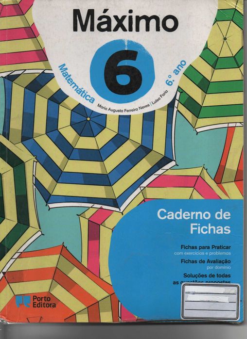Máximo 6- Manual e caderno de fichas 6º ano (Nada Escrito)