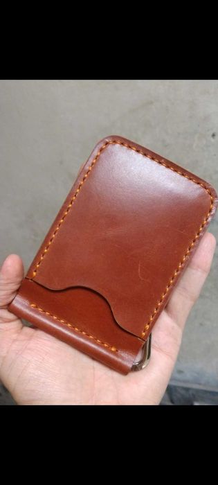 Men Handmade stich Wallet, cash holder pin wallet, Smart wallet.