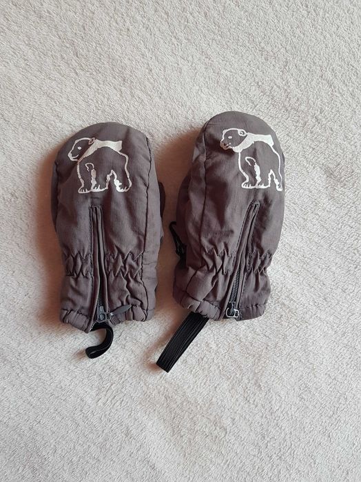 зимняя шапка для мальчика оч.тепл. 51 см Франция варежки с рез 3 / 4 г