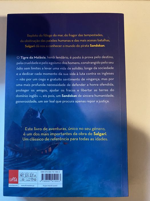 Sandokan e os piratas da Malásia-livro