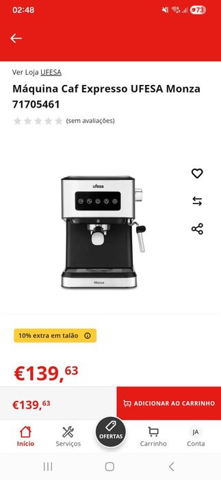 Máquina café manipulo