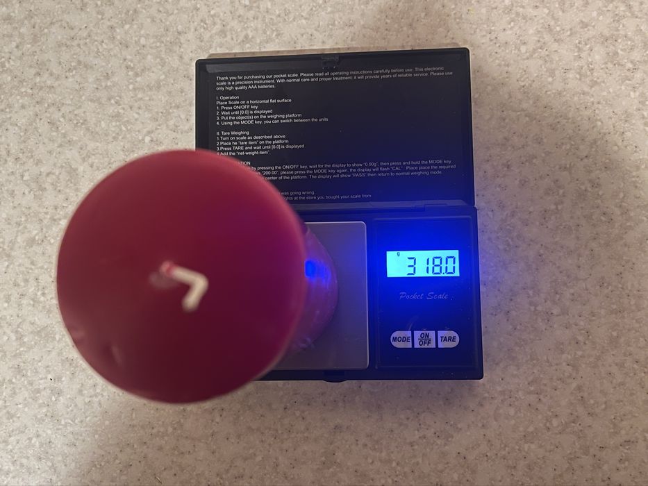 Натуральна воскова свічка. Свічка циліндр. Німеччина.