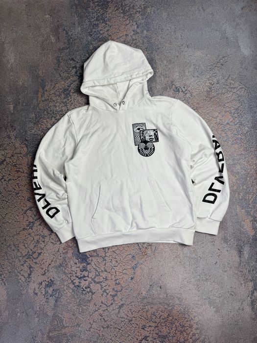 Худі Diesel білий великий логотип Y2K розмір Л