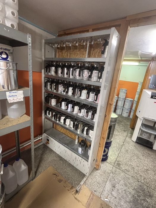 Szafa do mieszania pigmentow