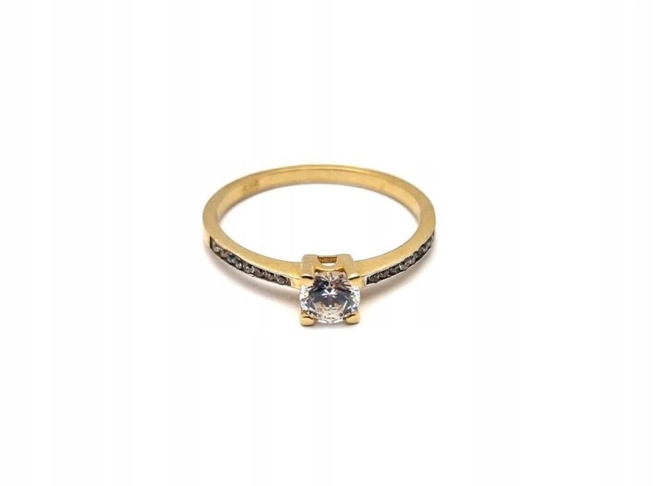 Śliczny złoty pierścionek 585 2,38g r.20