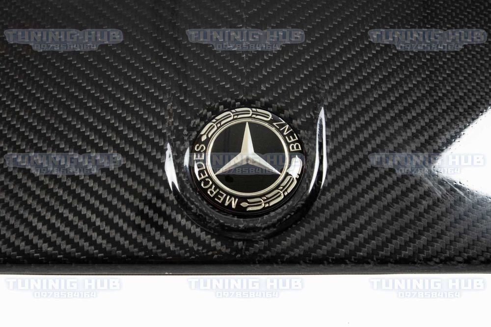 Карбоновая накладка на капот Mercedes W464 стиль B брабус (2018-2022)