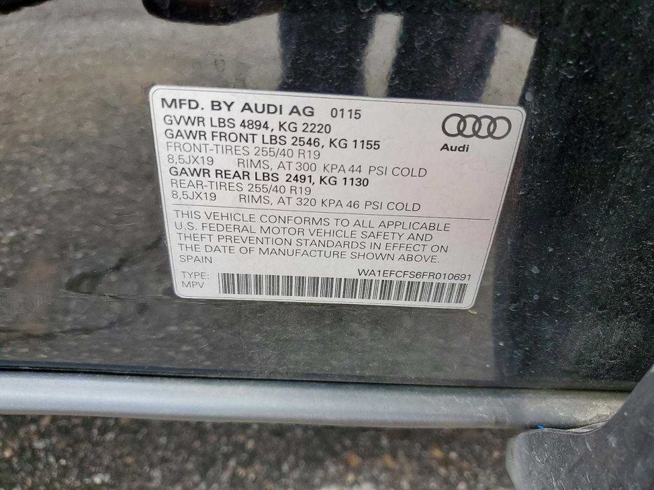 2015 AUDI Q3 premium plus