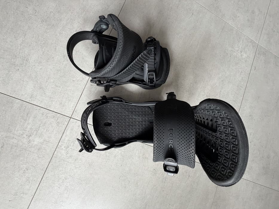 Wiązania snowboardowe Union Force M - Black - Duraflex ST - PRAWIE NOWE
