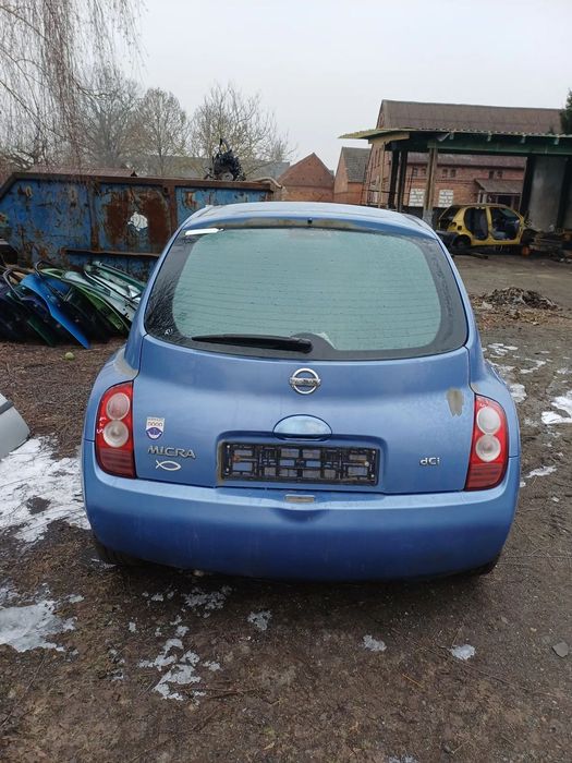 Zderzak tylny NISSAN MICRA K12 2003r 1.5 dci