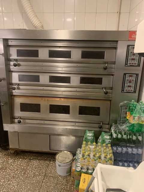 Forno industrial de 3 câmaras