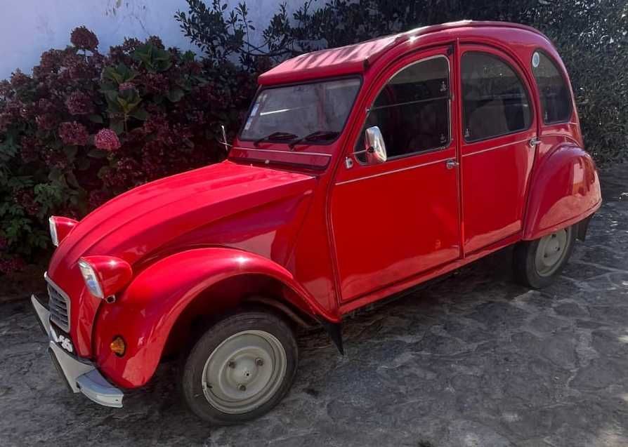 Citroen 2CV 6club de 1987 vermelho