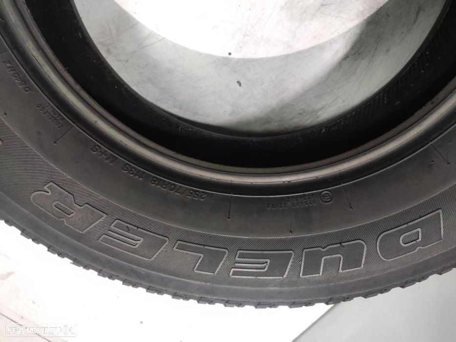 2 pneus semi novos 255-70r18 bridgestone - oferta dos portes