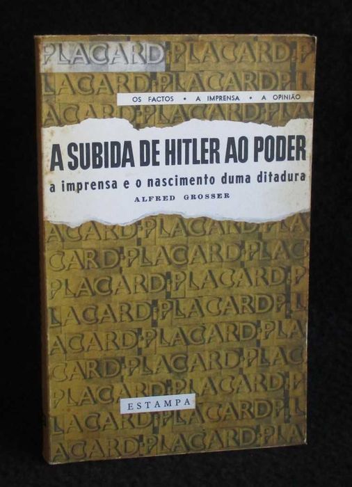 Livro A Subida de Hitler ao Poder Alfred Grosser Mário Cesariny