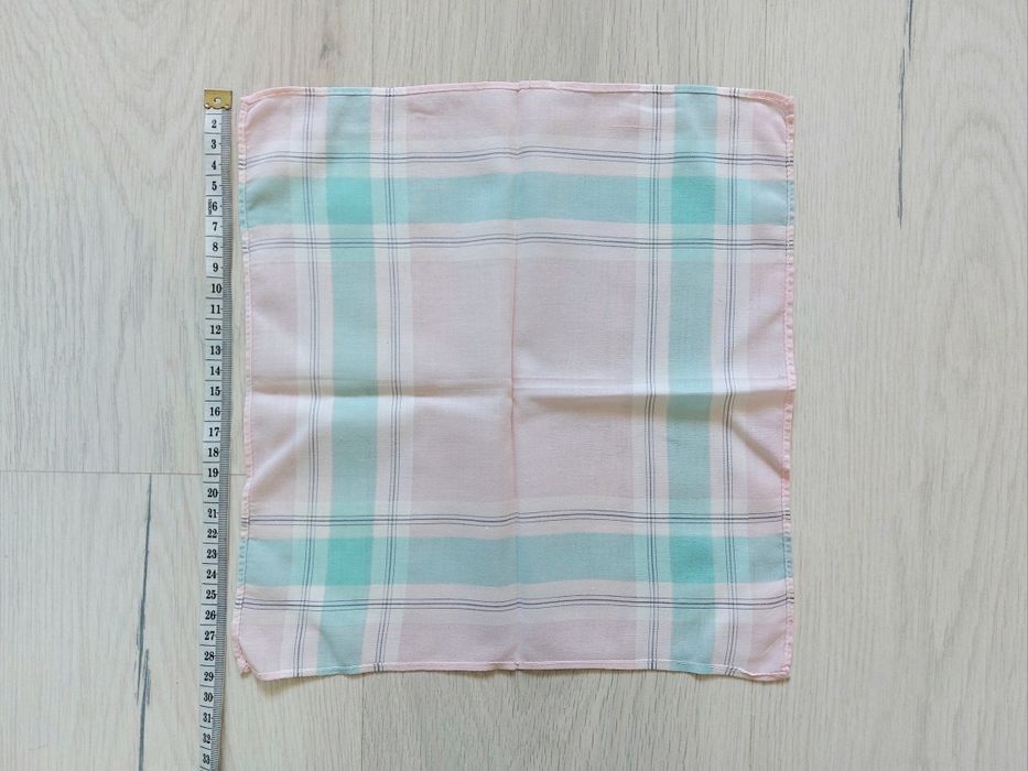 Chusteczki damskie materiałowe retro PRL