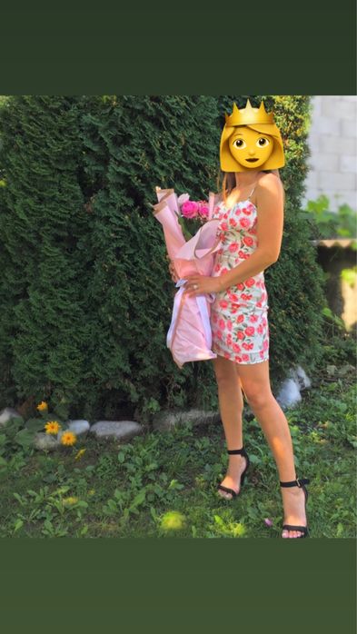 Плаття в квітковий принт