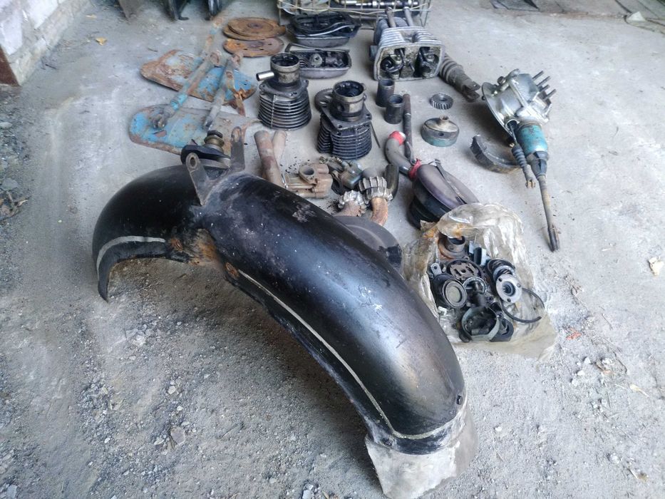 МТ11 Днепр МТ10 МТ9 Крыло Переднее Голубое Коляска Воздухан Переднє МТ