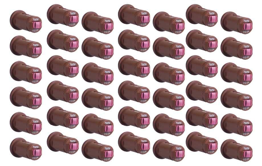 Komplet dysz na belką 21m do opryskiwacza 42 sztuk Albuz AVI TWIN 05