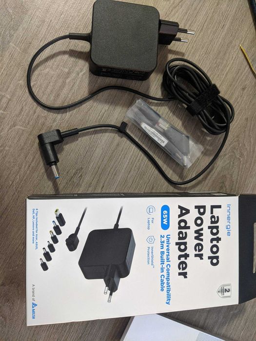 Универсальная зарядка для 6-и ноутбуков (HP, Dell, Asus, Lenovo, Acer)