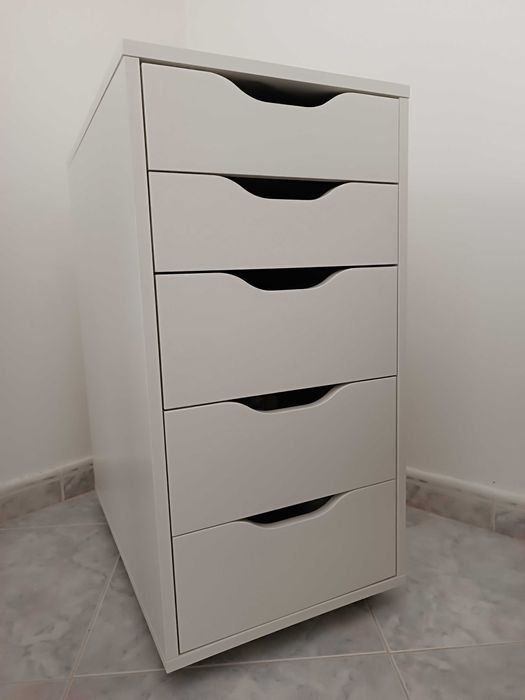 Bloco de 5 gavetas Alex IKEA