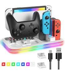 зарядна станція для аксесуарів Nintendo Switch.