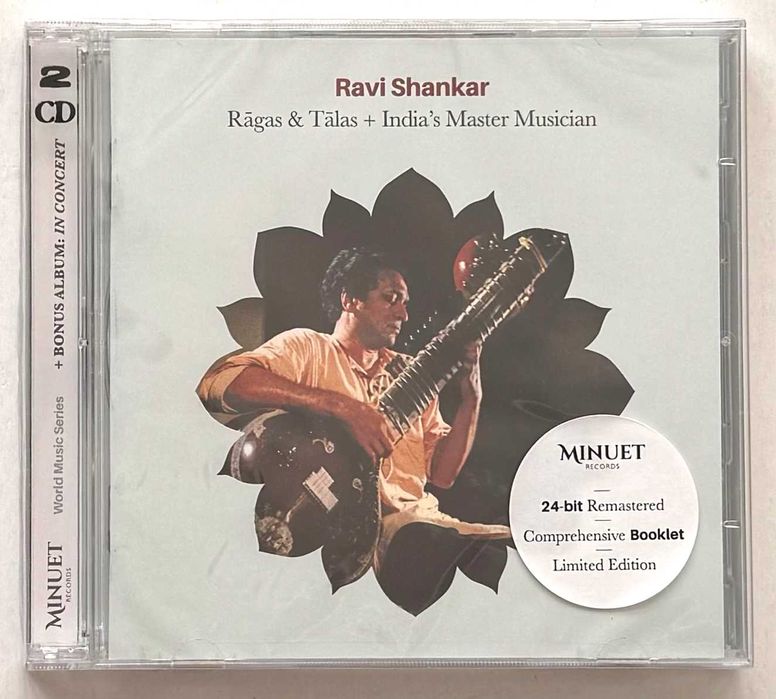 2CD_Ravi Shangar, Ragas & Tálas+Indian´s Master Musician. Novo e selado.