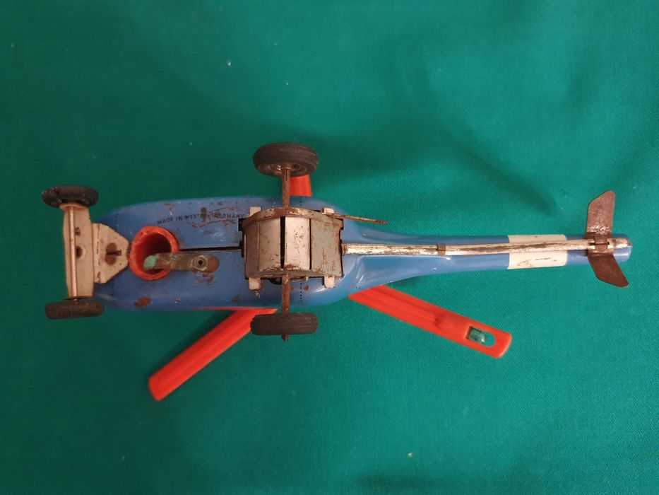 Brinquedo de lata: Helicóptero Gama Mechanik - Anos 50/60-West Germany
