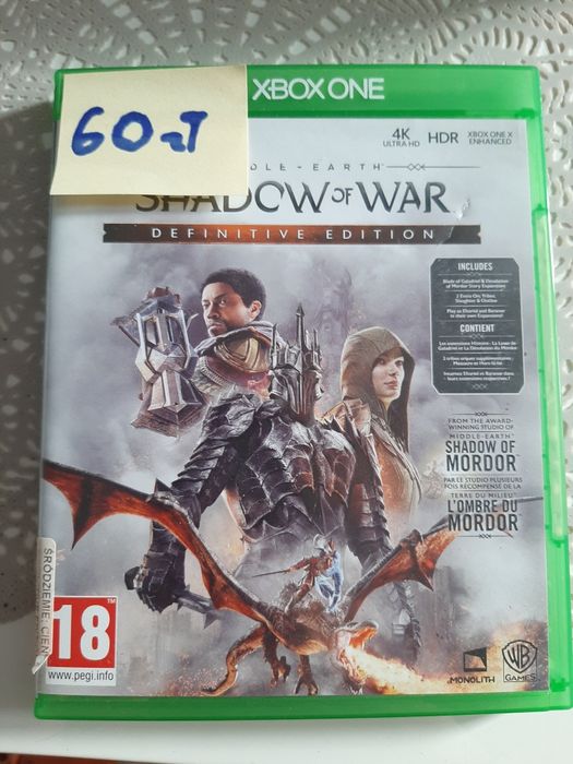 Gra xbox one  Shadow of War