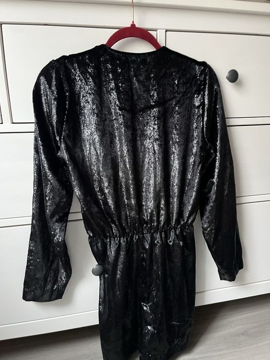 Welurowy błyszczący kombinezon Reserved nowy