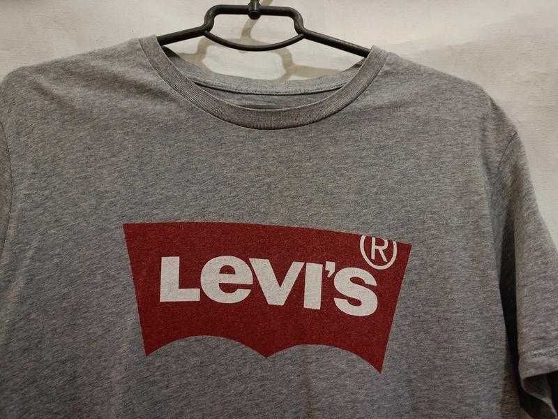 Футболка Levi's logo classic t-shirt color: серий, М