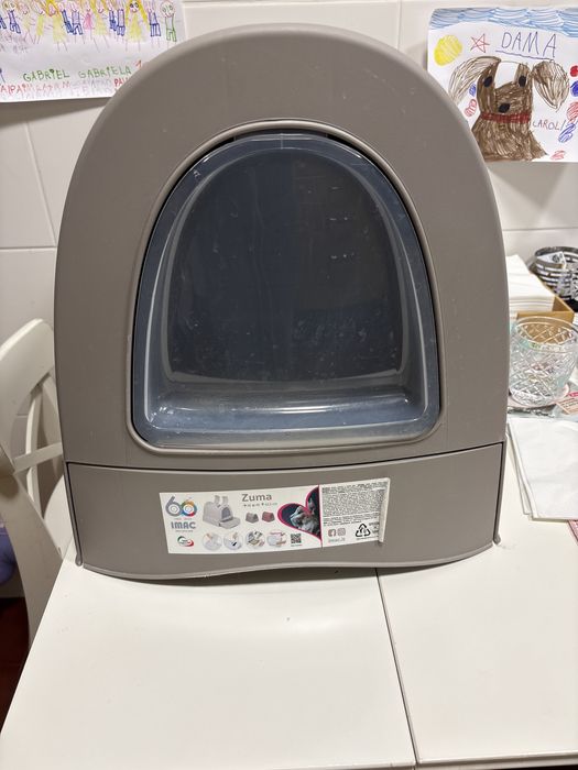 Caixa de areia para gato