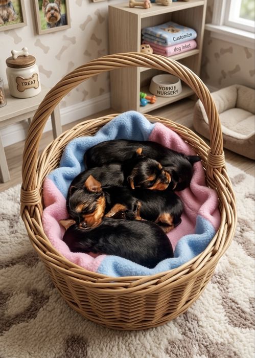 МИНИ ЙОРКИ 3 мальчика остались