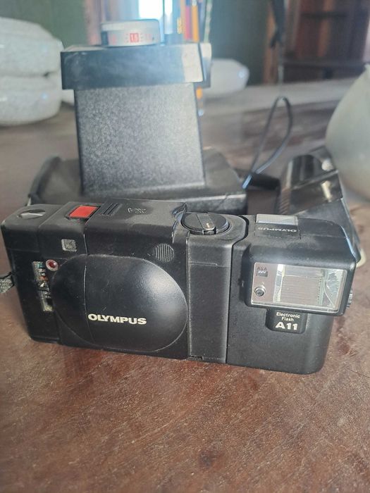 Lote Coleção Fotografia Vintage: Olympus XA + Kodak Brownie + Polaroid