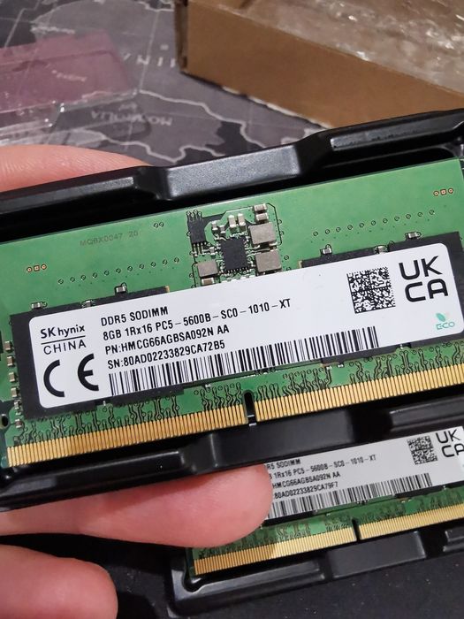 Оперативна память DDR5 2*8GB 5600MHz