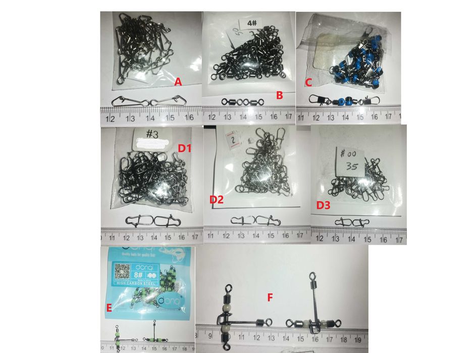 Diversos acessórios de pesca (ver todas as imagens/ material de pesca)