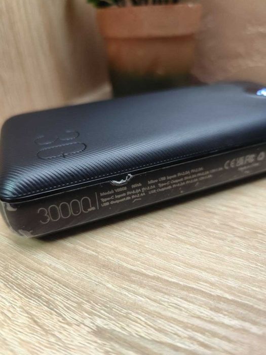 Зовнішній акумулятор Power Bank VEGER 30000MAH