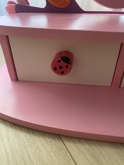 Toucador de madeira + 4 peças