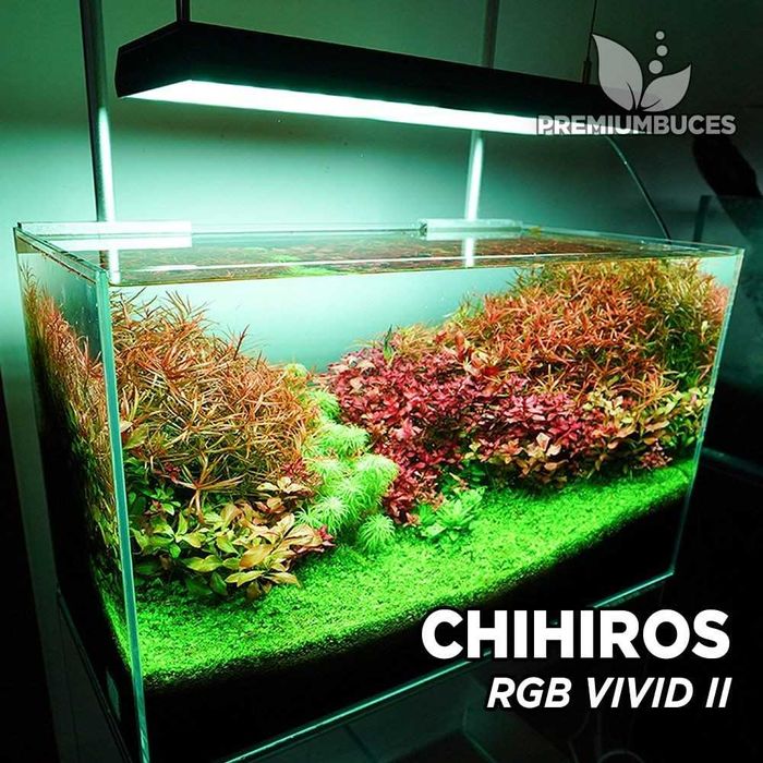 luzes led Chihiros RBG Vivid 2 Mini para aquários NOVO