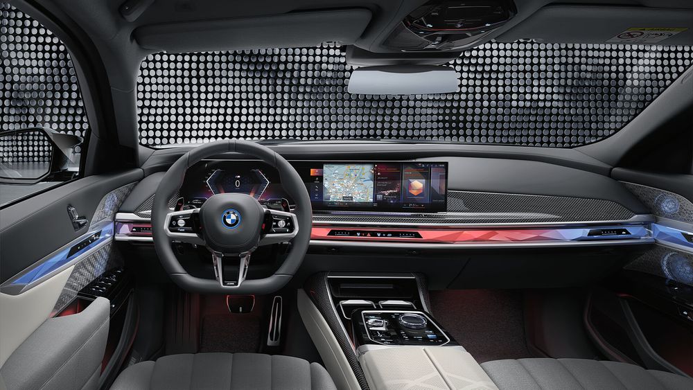BMW Seria 7 Sedan kokpit