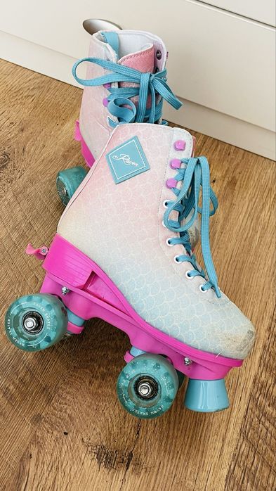 Дитячі ролики квади Raven Mides LED розмір 31-34 (smj312)