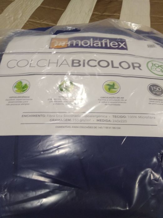 Colcha bicolar da molaflex