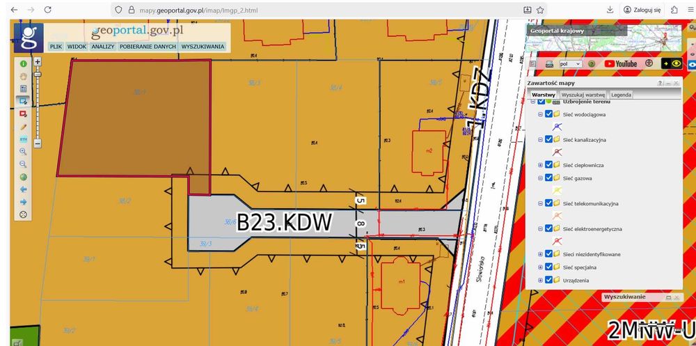 Błędowo Pomiechówek, działka 1392m2 MPZP