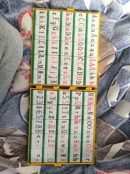 Klocki Logo do nauki czytania i pisania